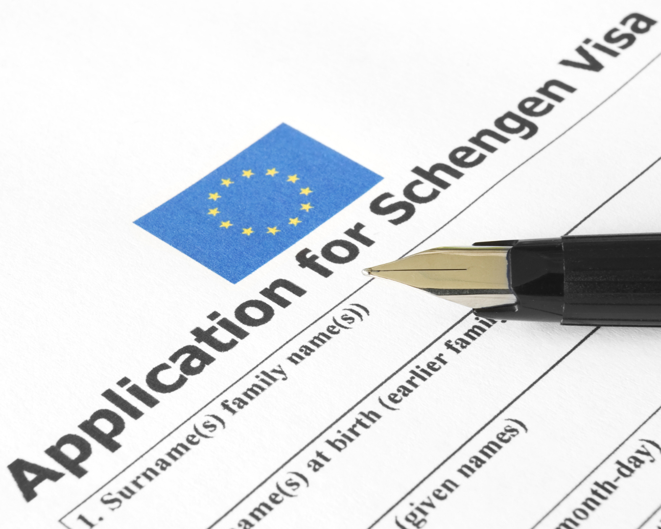 pedido de visto schengen