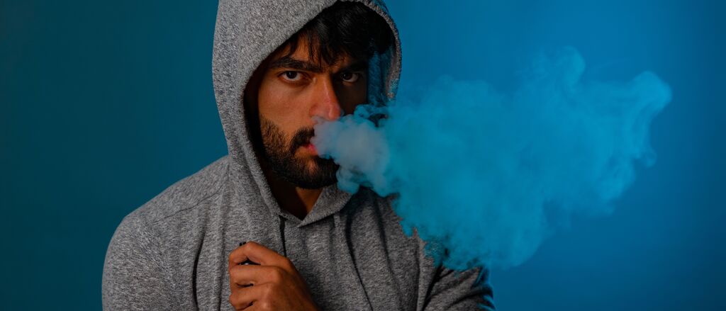 Vaping man